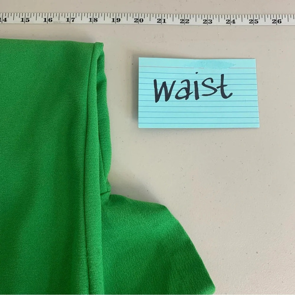 Philosophy Emerald Green Casual Textured Midi Dress Size 10 - Picture 6 of 11